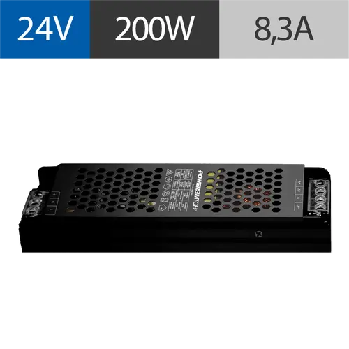 FUENTE LED SLIM POWERSWITCH, 24V, 200W, IP20