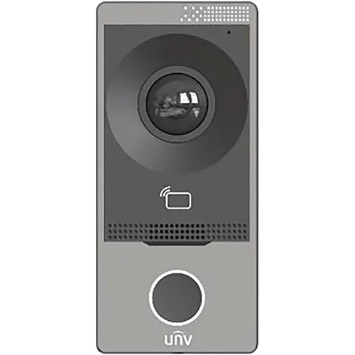 VIDEO PORTERO IP WI-FI UNIDAD EXTERIOR METALICO, MONTAJE SUPERFICIAL, 2MPX C/ UN BOTON