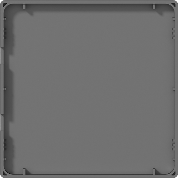 TAPA CIEGA PARA BASTIDOR MIGNON MONACO MACROLED, COLOR GRIS