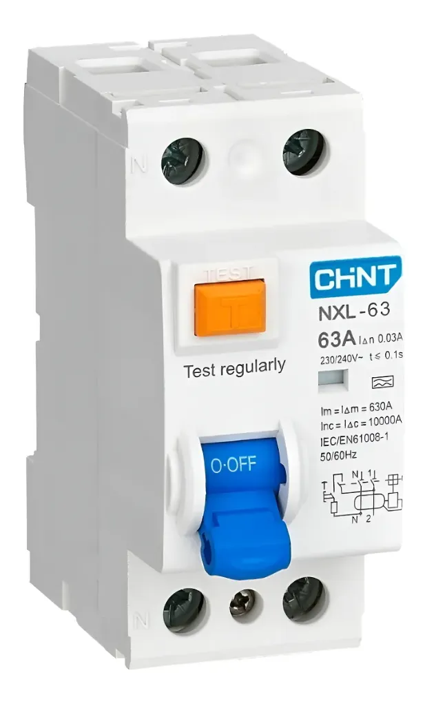 DISYUNTOR BIPOLAR CHINT 40A - 30mA - Clase AC - 6kA