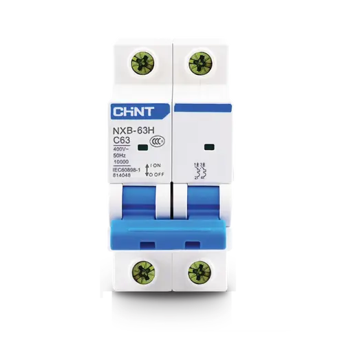 Int. Termomagnético CHINT NXB-63H, In:63A, Icn:10kA, Curva C, 2-polos