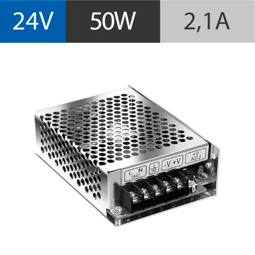 [S-50W-24V] FUENTE POWERSWITCH 24V 2A GAB METALICO IP20