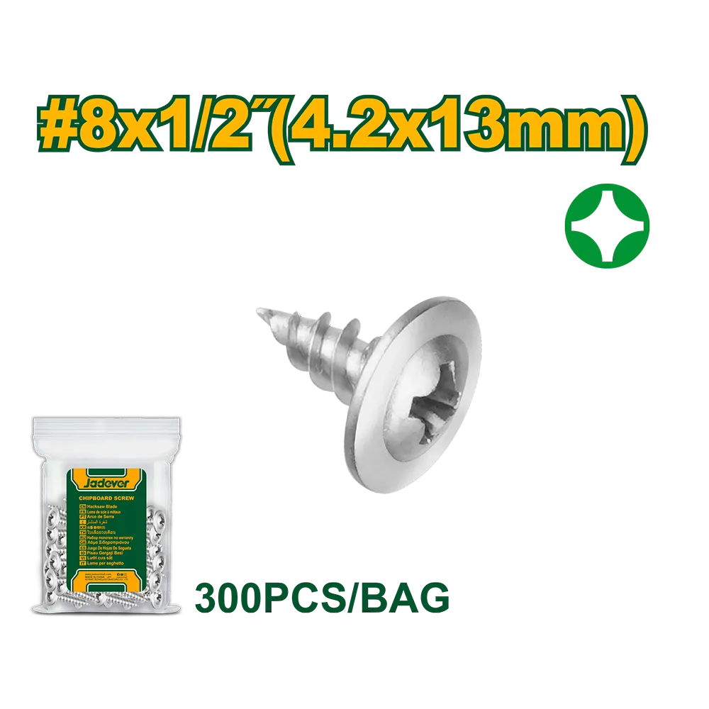 TORNILLO PUNTA AGUJA - PHILLIPS - TAMAÑO: #8 X 1/2'' (4.2 X 13MM) - ACERO AL CARBONO DE ALTA CALIDAD