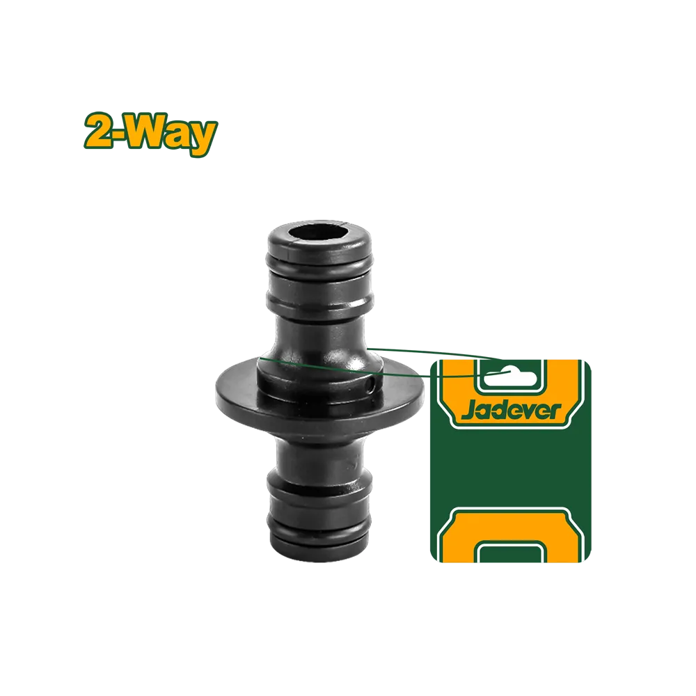 CONECTOR DE MANGUERA DE PLÁSTICO - ACOPLAMIENTO DE PLÁSTICO DE 2 VÍAS A PRESIÓN CONECTOR RÁPIDO PARA UNA FÁCIL DESCONEXIÓN Y CONEXIÓN CONVIERTE UNA SOLA HERRAMIENTA DE JARDÍN EN 2 SALIDAS
