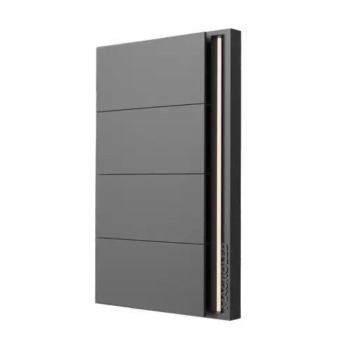 TECLA TOKIO SMART NEGRA MACROLED 4 CANALES AC100-240V. 10A MAX