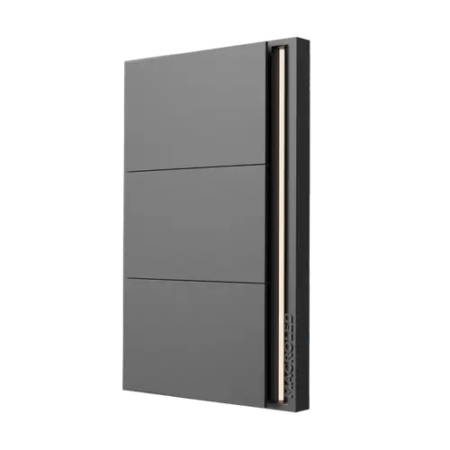 TECLA TOKIO SMART NEGRA MACROLED 3 CANALES AC100-240V, 10A MAX