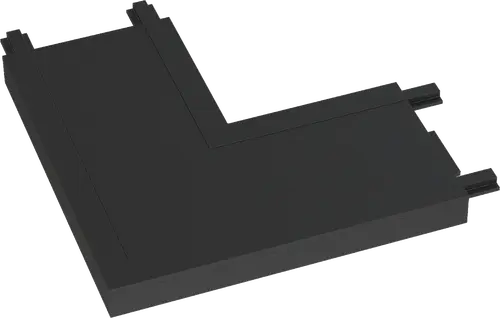CONECTOR TIPO L RECTO PARA RIEL MAGNETICO SKYLINE NEGRO MACROLED DC48V