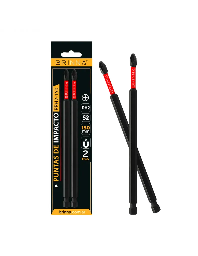 PUNTAS ALTO IMPACTO PH2 150MM X2