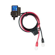 [BPC900110114] Conector Ojal M8 para Baterías con Panel Indicador, c/ Fusible ATO 30A - p/ Victron Blue Smart IP65