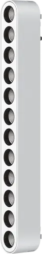 CABEZAL FOCAL BLANCO PARA RIEL MAGNETICO SKYLINE 222MM MACROLED, DC48V, 12W, 2700K, 36°, RA>90