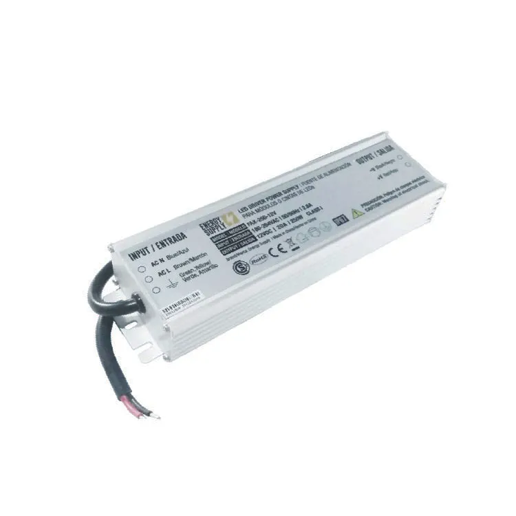 [fax-250-12v] Fuente Switching 12V 20A 240W, 90-264VAC Exterior IP67