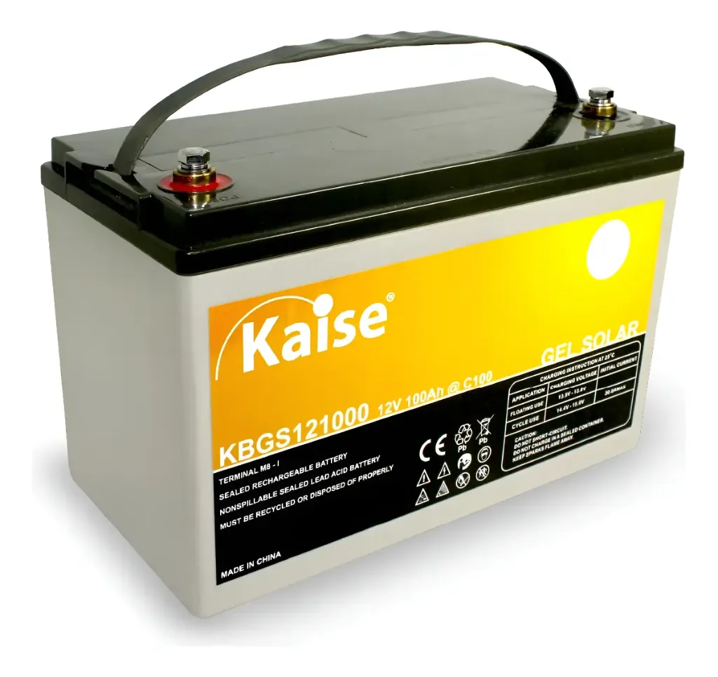 Batería Gel 12V 100Ah Kaise Ciclo Profundo Solar