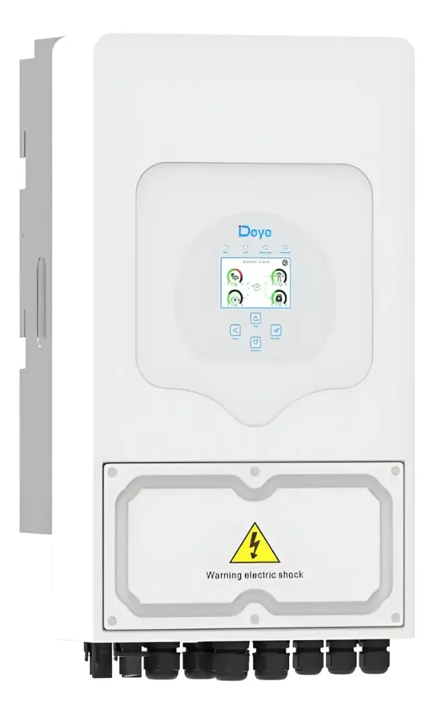 Inversor Hibrido Monofasico 6kW - IP65 - Hasta 16 en paralelo - 2 MPPT -  48V (Litio o Pb Ácido)