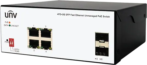 [ISW2000-4T2GP-POE-IN] CONMUTADOR POE NO ADMINISTRADO DE 100 GIGABIT DE 4 PUERTOS