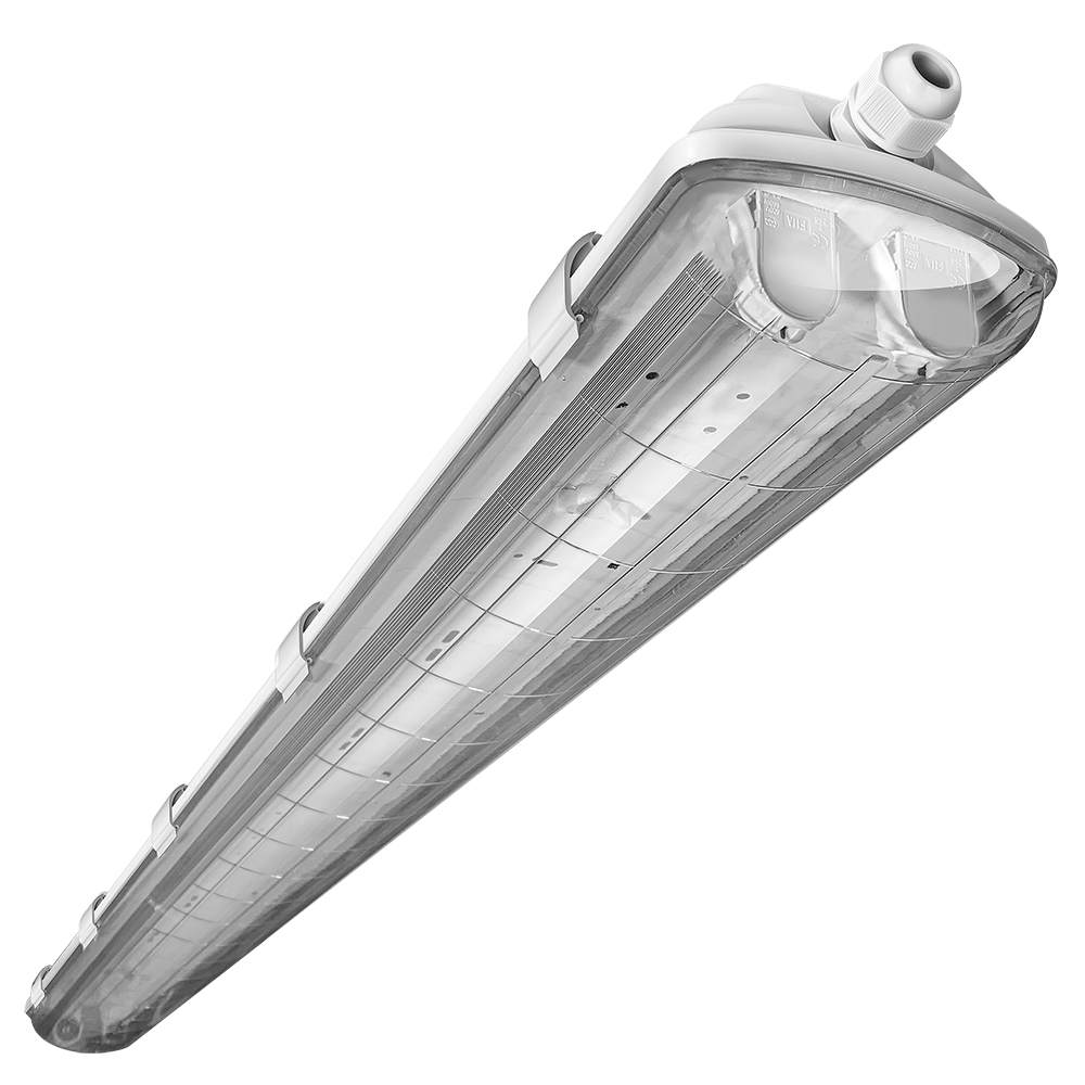 ESTANCO PREMIUM TUBO 18W AC165-260V COMPATIBLE 2 TUBO LED T8 18W