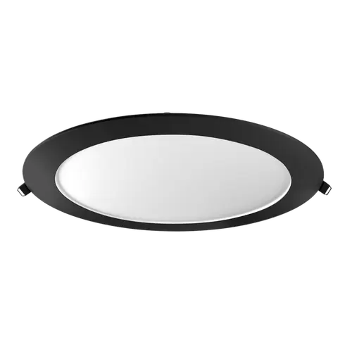 [NPER18NW] PANEL FLAT CIRCULAR NEGRO MACROLED 18W AC85-265V NEUTRO 4500K