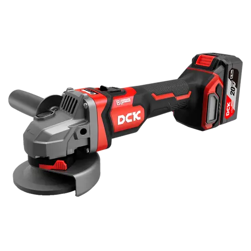 AMOLADORA ANGULAR INALAMBRICA - 20V - POTENCIA 1000W - DISCO 125MM - ROSCA DEL EJE M14 - PESO 2.8KG - MOTOR BRUSHLESS - INCLUYE MANGO AUXILIAR, LLAVE, MALETIN PLASTICO - NO INCLUYE BATERIA NI CARGADOR