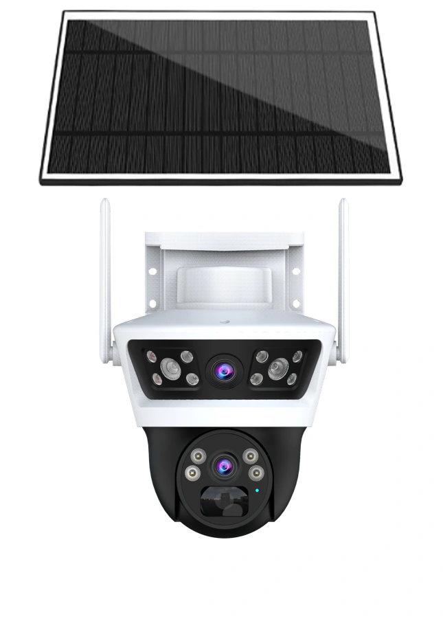 [LX027-4G-N] CAMARA DE SEGURIDAD SOLAR - DOMO 4G DOBLE LENTE(2026)