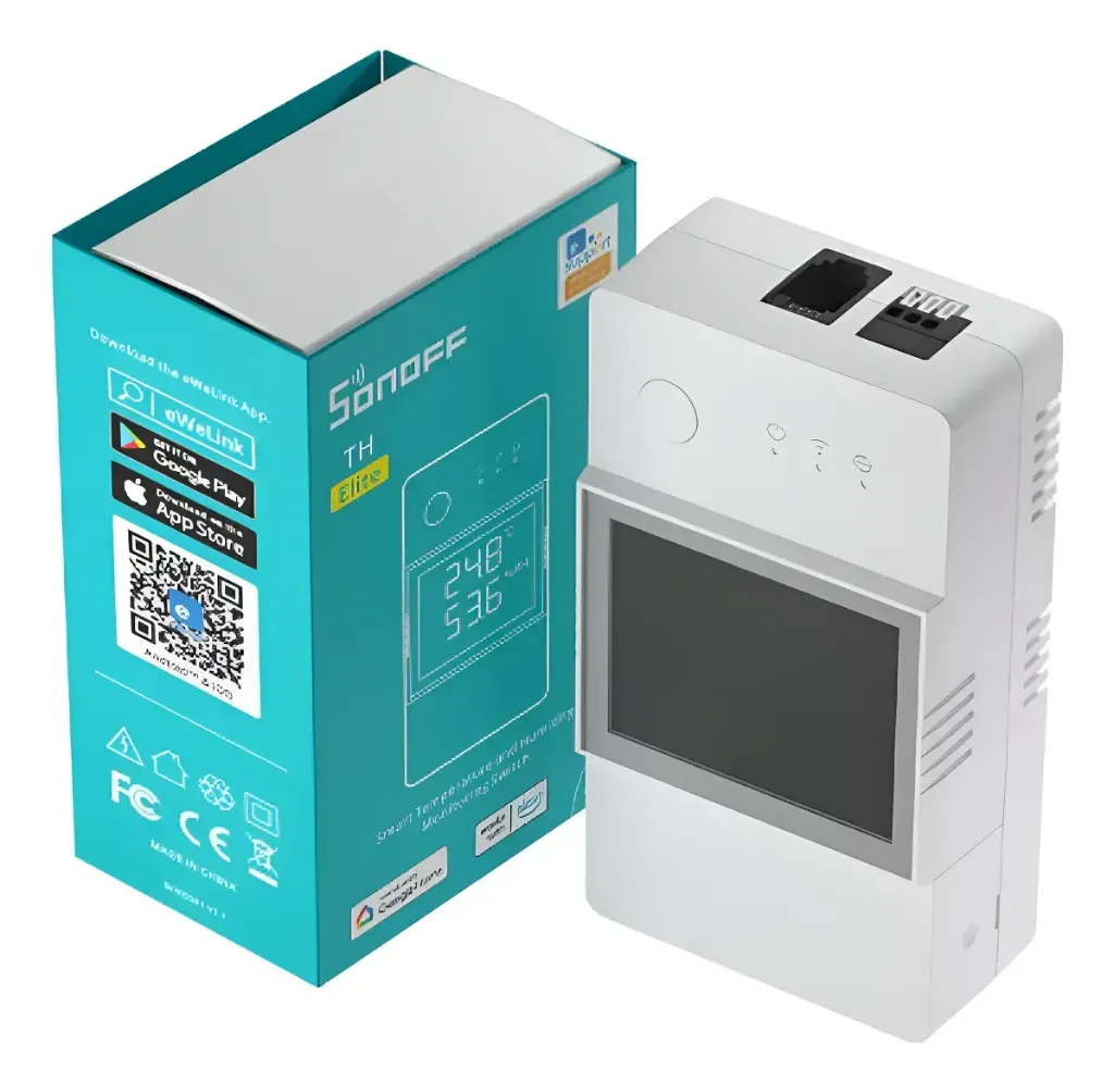 Sensor De Temp Y humedad Sonoff Elite 16A