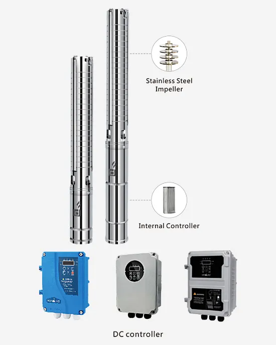 [HD-3SSC4.5-80-48-600] Bomba Sumergible H 600W. Pozo 3. Bomba Centrifuga con controlador DC