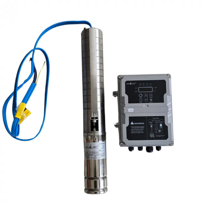 Bomba Sumergible H 1500W. Pozo 4". Bomba Centrifuga  con controlador DC