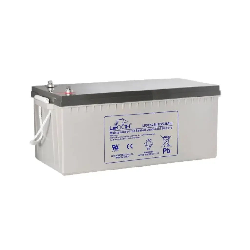 Bateria Plomo-Ácido LEOCH VRLA AGM sin mantenimiento 12V230AH
