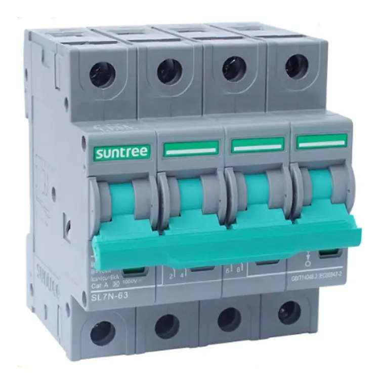 [SL7-63 1000V4P40A] Interruptor Termomagnetico de CC 1000V 40A