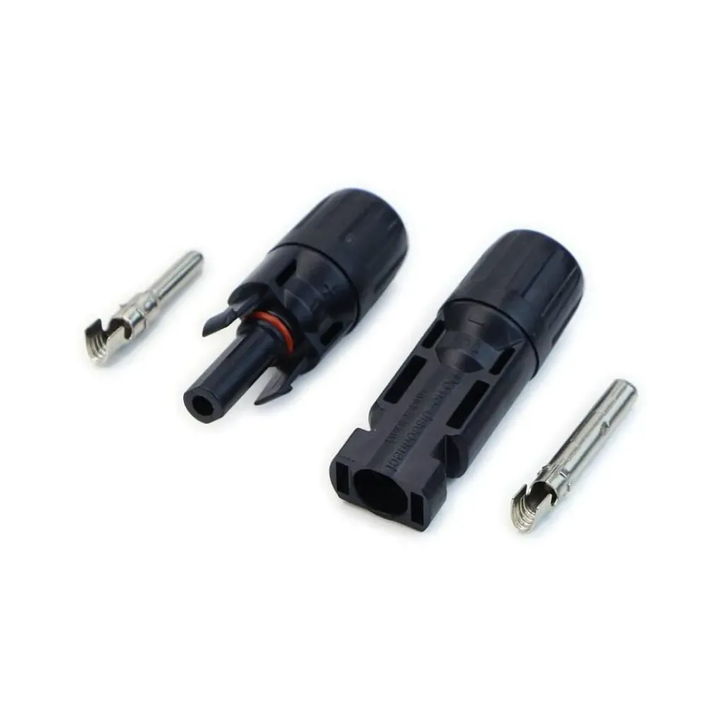 [MC4-HM] Conector MC4 (macho y hembra) cables de 2,5 a 6,5 mm2